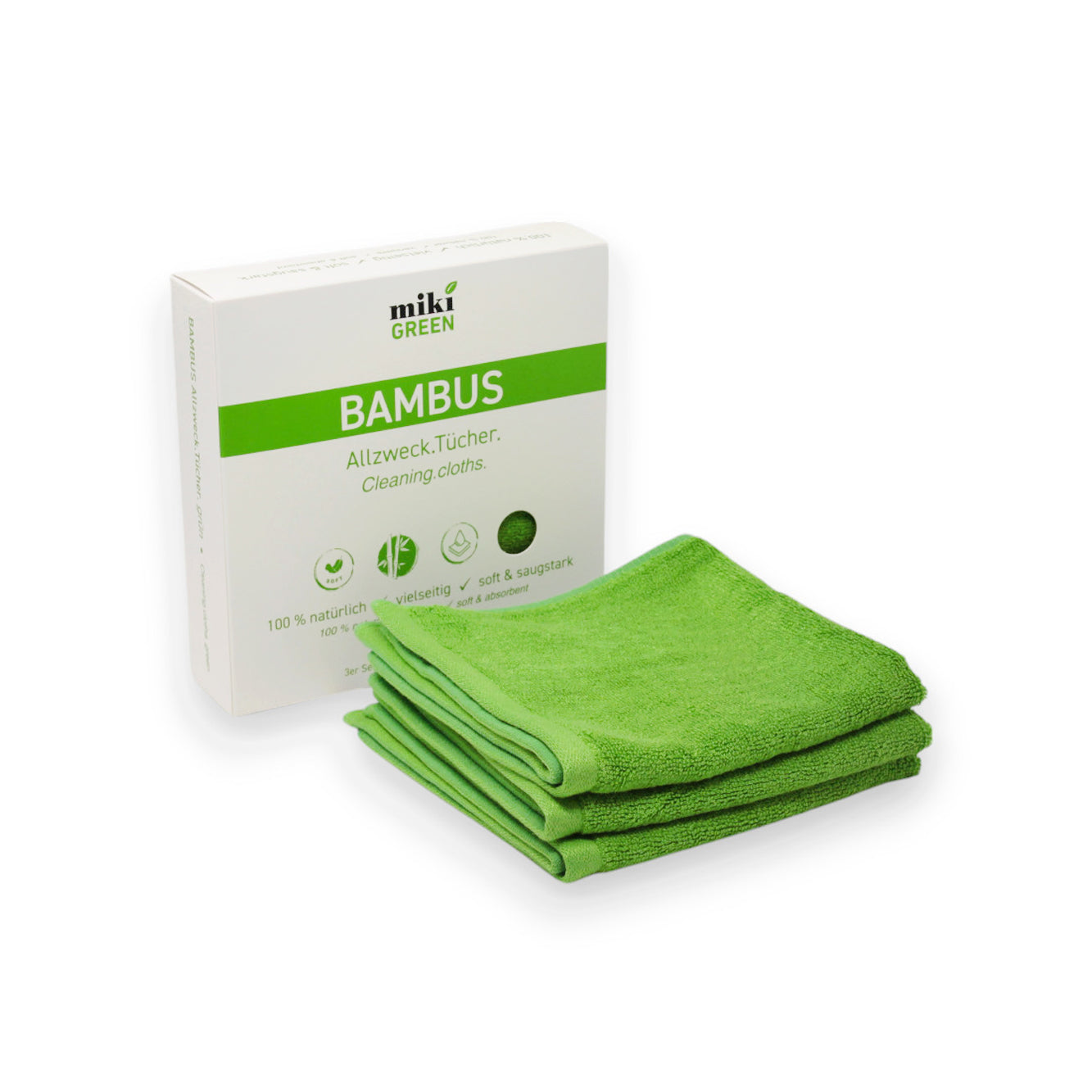 mikiGREEN Bambus.Allzweck.Tücher